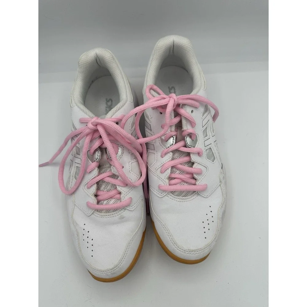 ASICS Sneakers Women's Size 8.5 US / 6.5 UK Gel-Renma White/Pure - PINK Laces‎